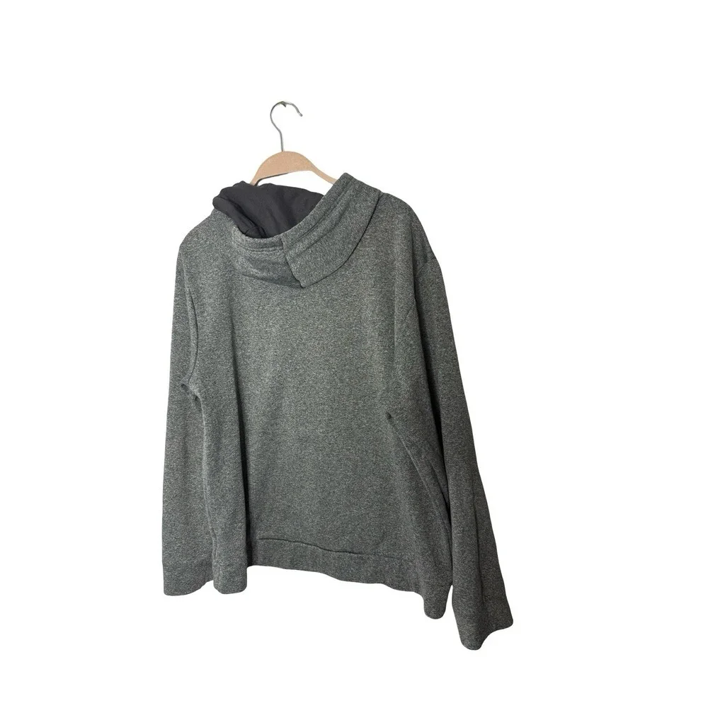 The North Face‎ sz Large mens gray graphic sweatshirt hoodie logo